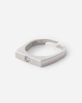 Silver SLITAIRE RING - 925k Sterling Silver