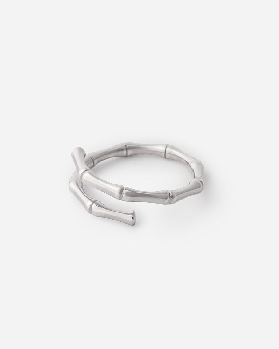 Open Men Ring with 2 Branches - 925k Sterling Silver