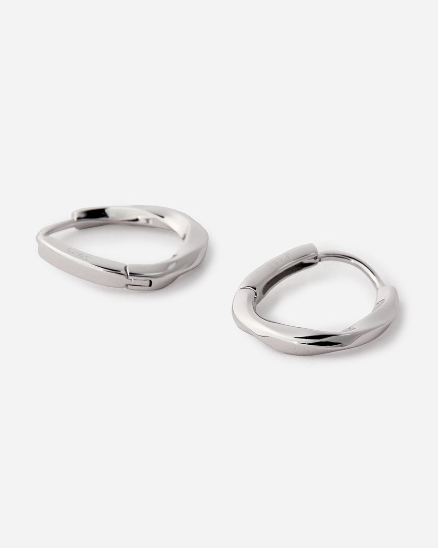 Hoop Earrings for Men - 925k Sterling Silver