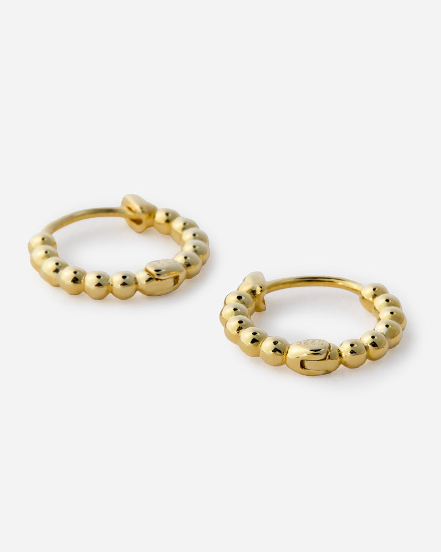 Twisted Detail Hoop Earrings - Dainty Earrings