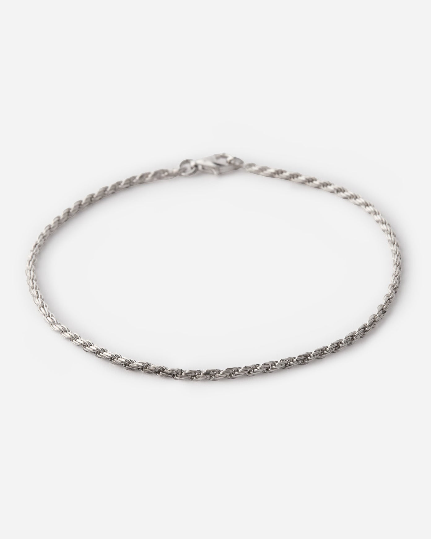 Rope Chain Bracelet - 925k Sterling Silver