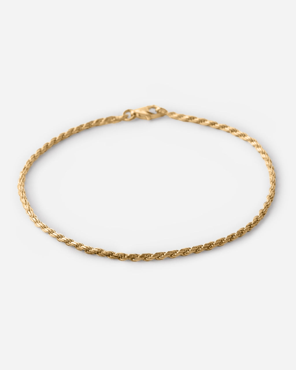 Rope Chain Bracelet - 18k Gold Vermeil