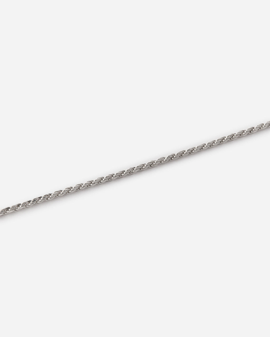 Rope Chain Bracelet - 925k Sterling Silver