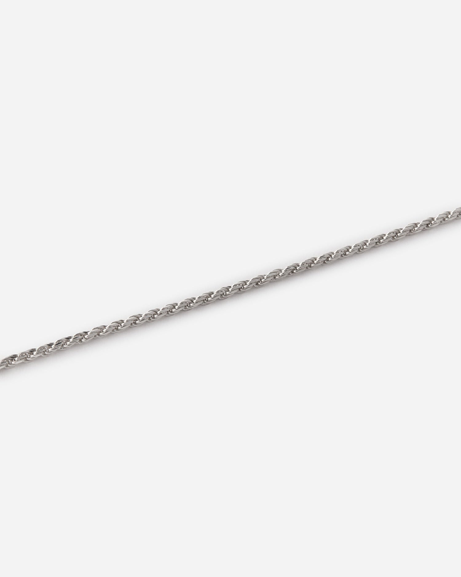 Rope Chain Bracelet - 925k Sterling Silver
