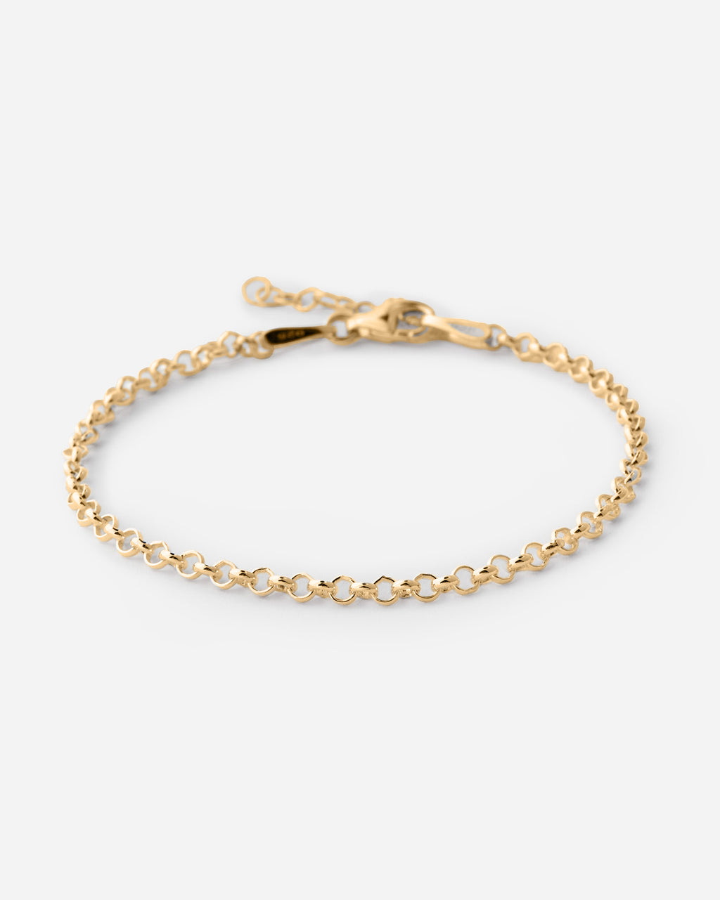 Silver Men's Chain Bracelet - 18k Gold Vermeil