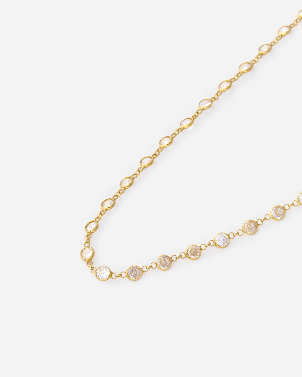 Multi Stone Necklace - 18k Gold Vermeil