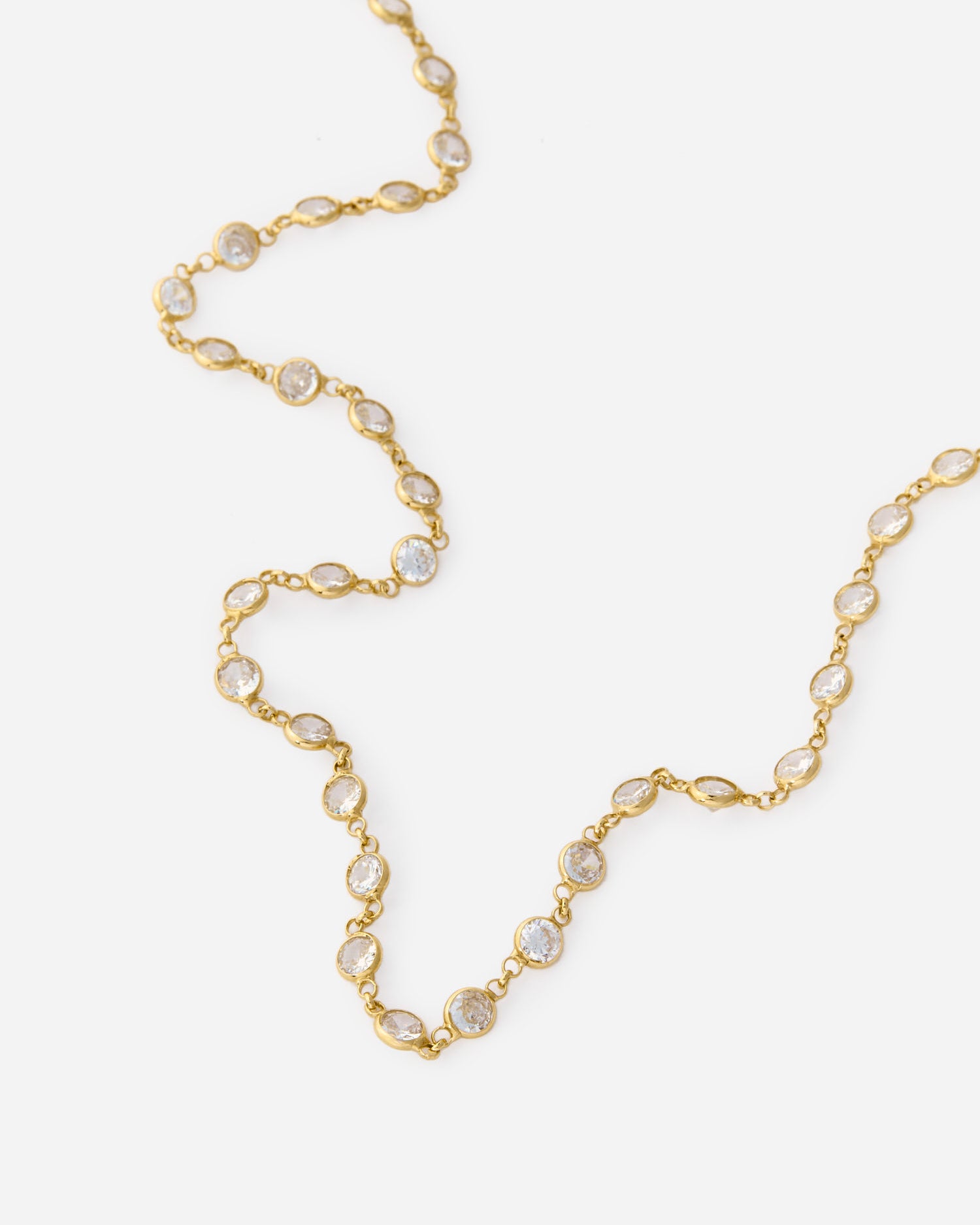 Multi Stone Necklace - 18k Gold Vermeil