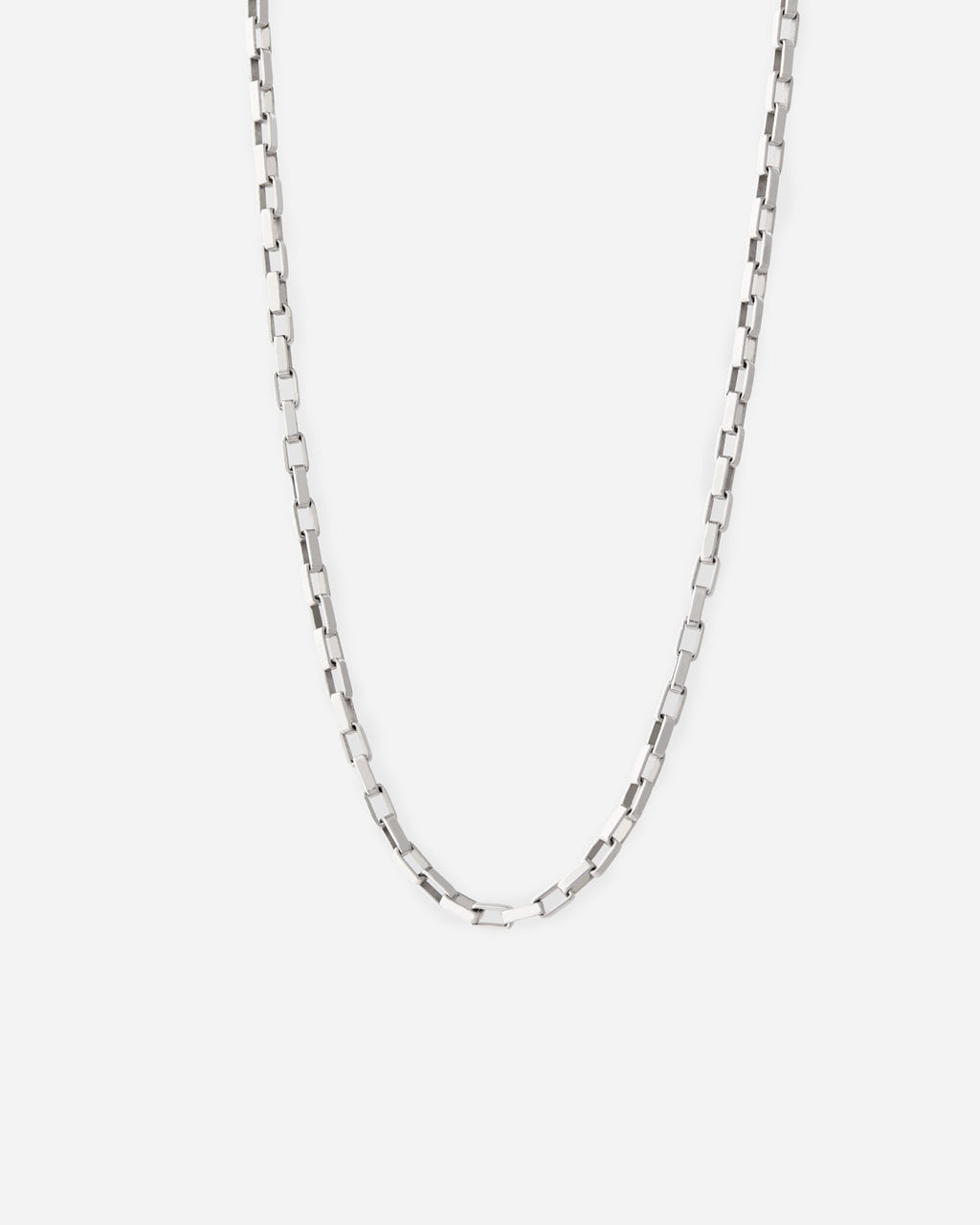 Silver Mini Paper Clip Necklace - Chain Jewelry