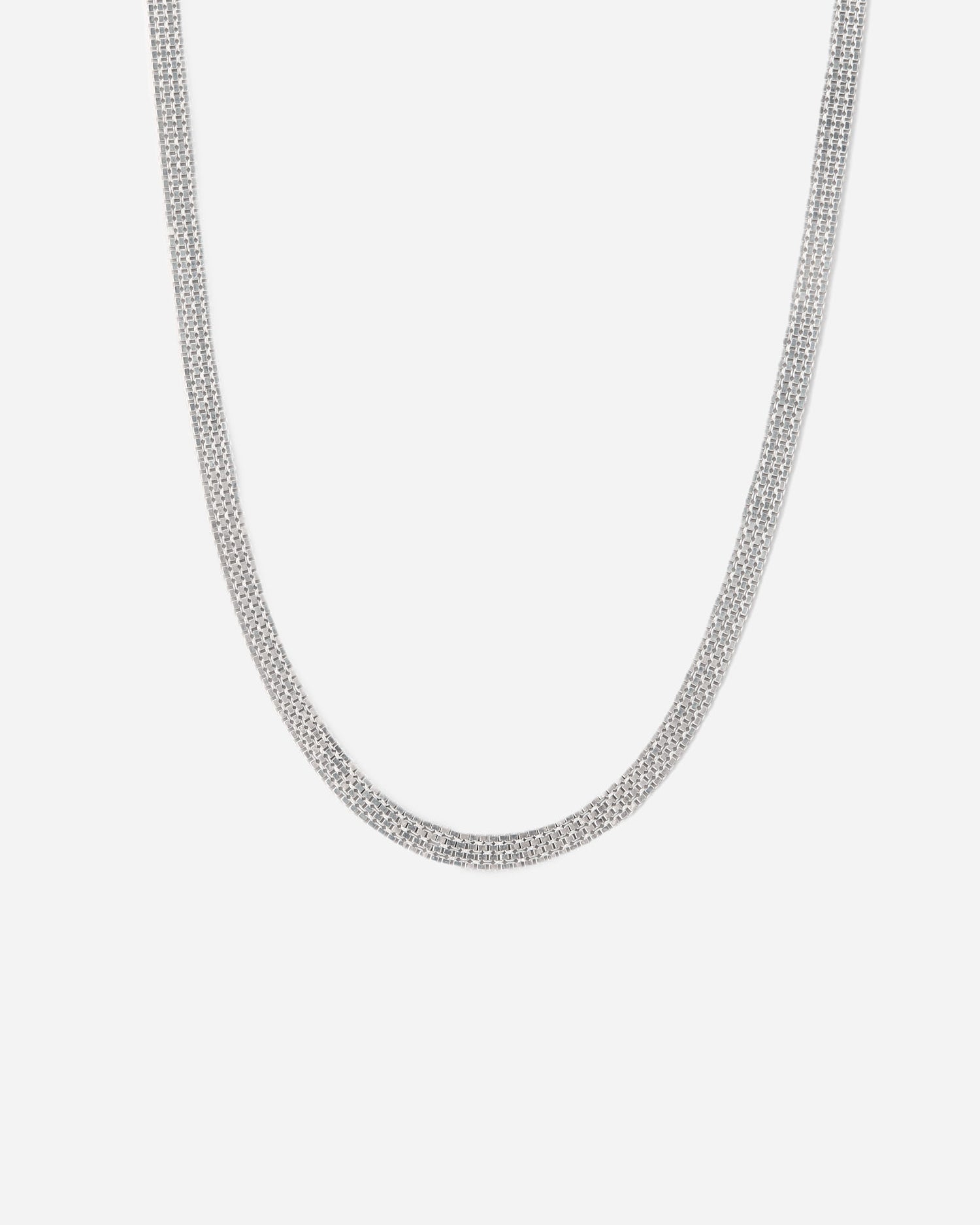 Italian Woven Chain Necklace - Men Jewelry