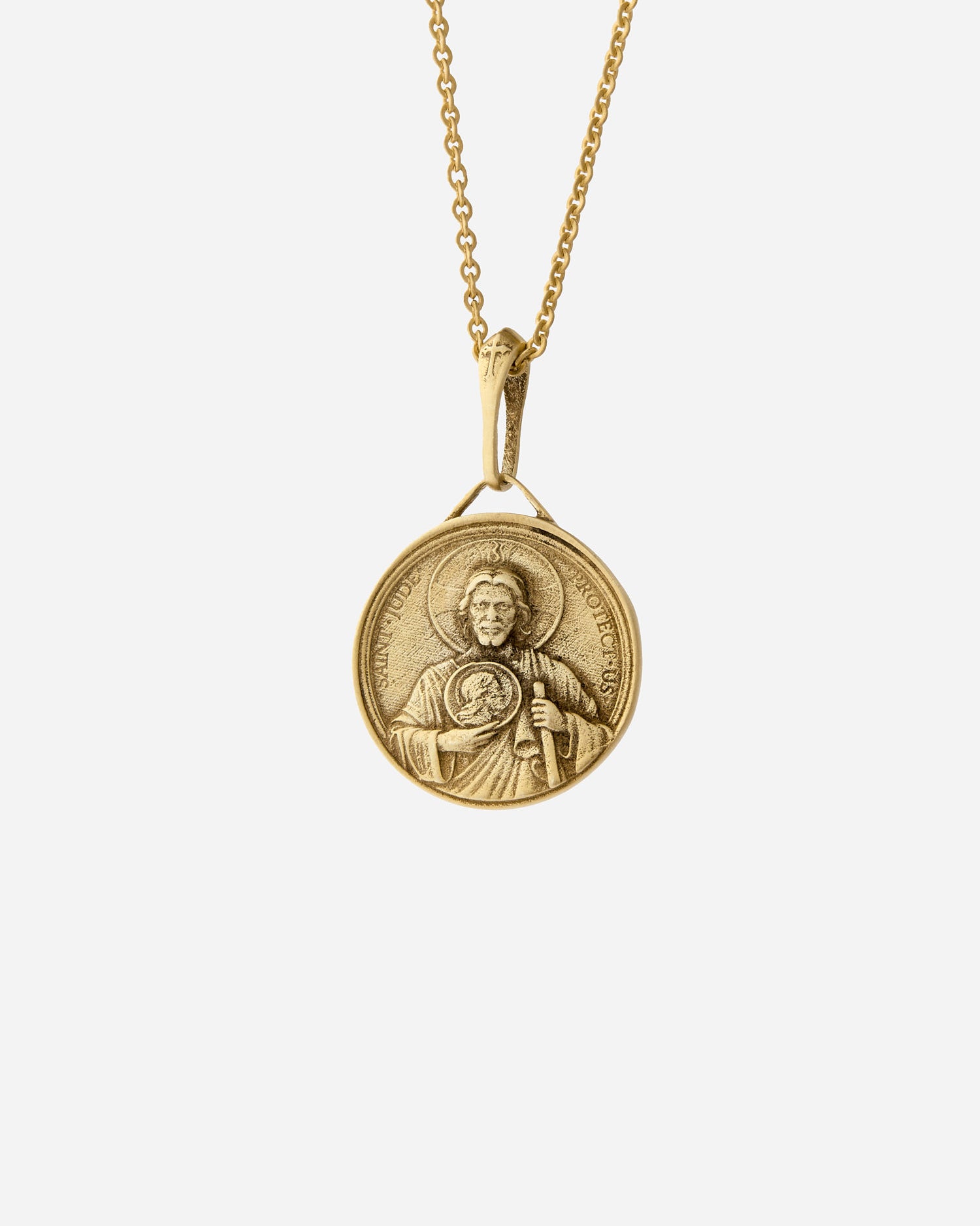 Saint Jude Necklace - 18k Gold Vermeil