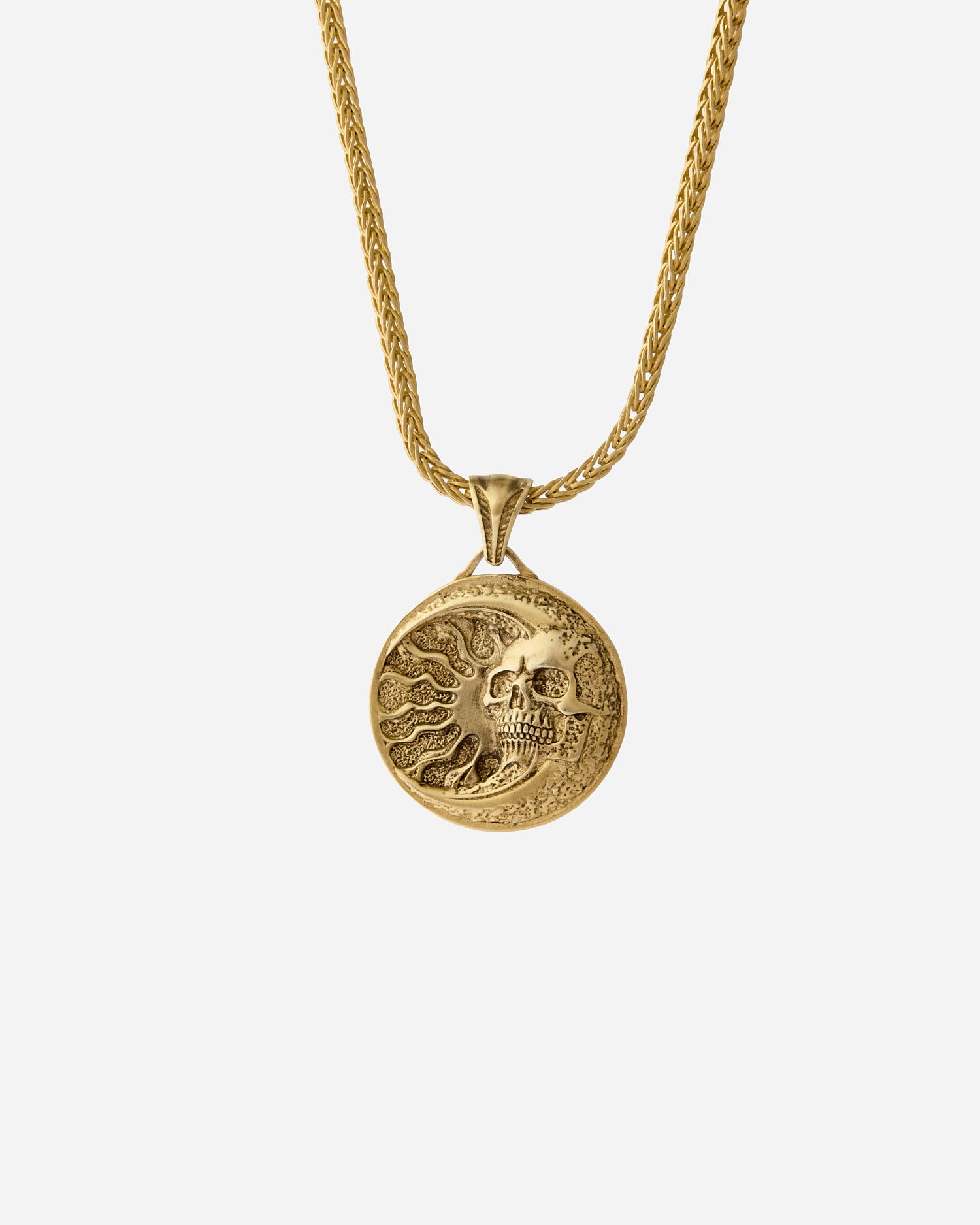 Medallion Necklace - 18k Gold Vermeil