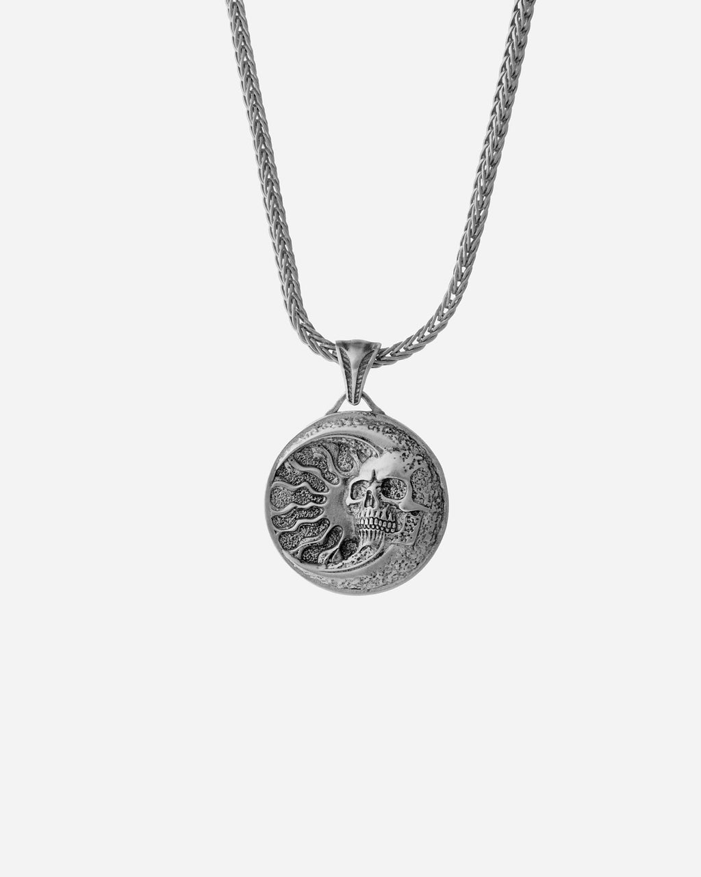 Medallion Necklace - 925k Sterling Silver