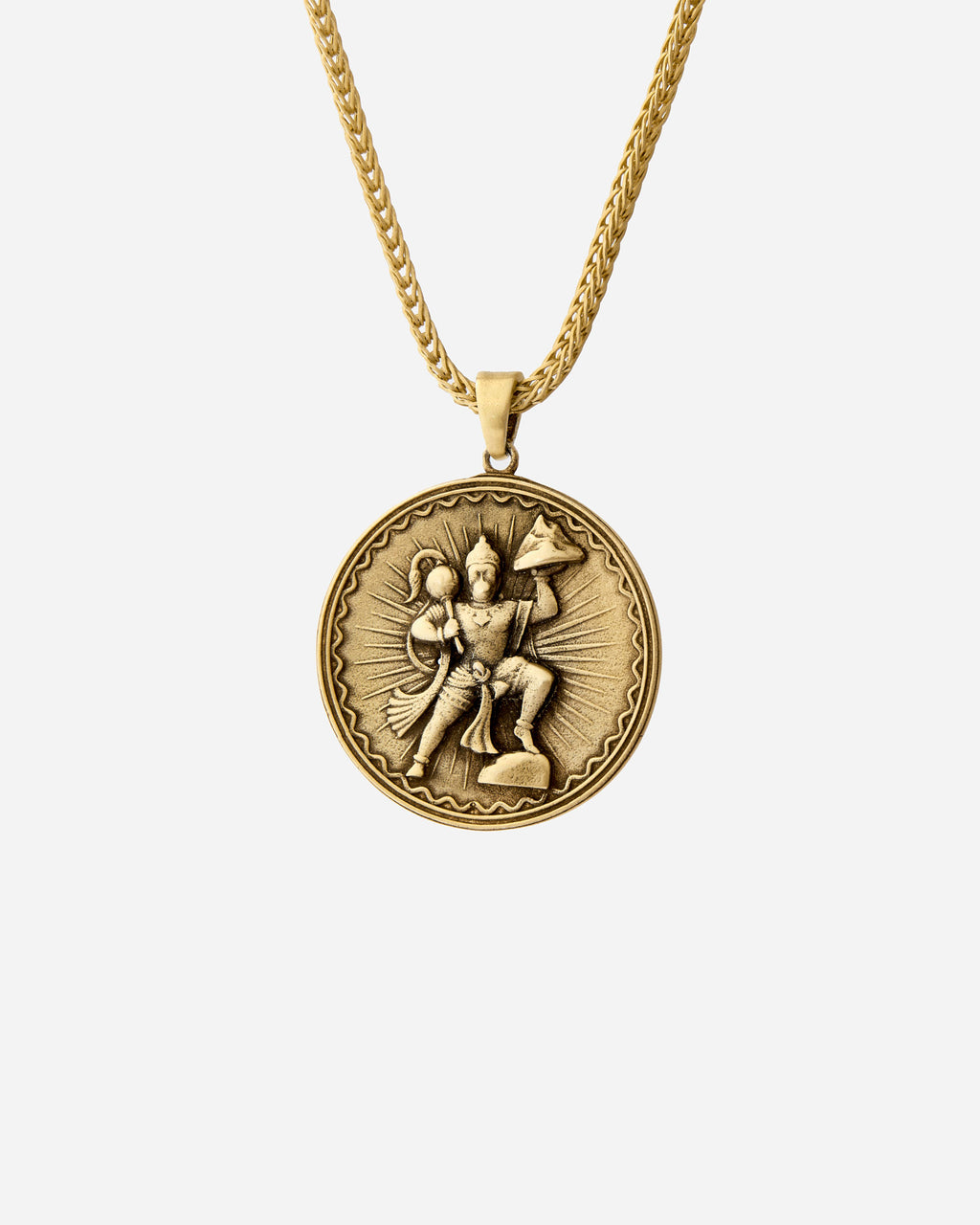 Hanuman Medallion Necklace - Medallion Jewelry