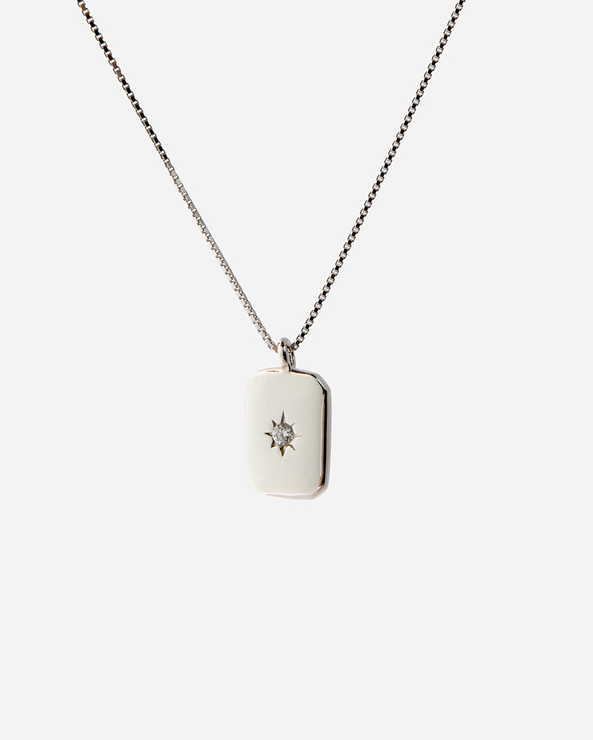 Timeless Radiance Star Necklace - 925k Sterling Silver