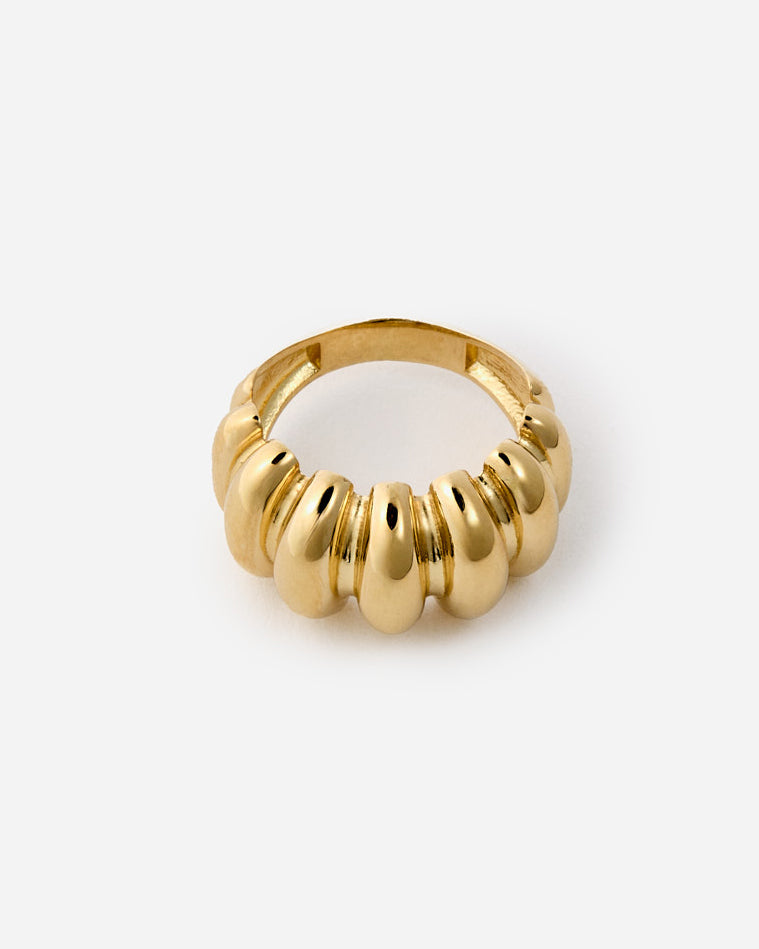 Puffy Charlotte Ring - 18k Gold Vermeil