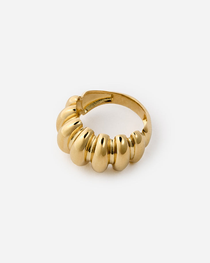 Puffy Charlotte Ring - 18k Gold Vermeil