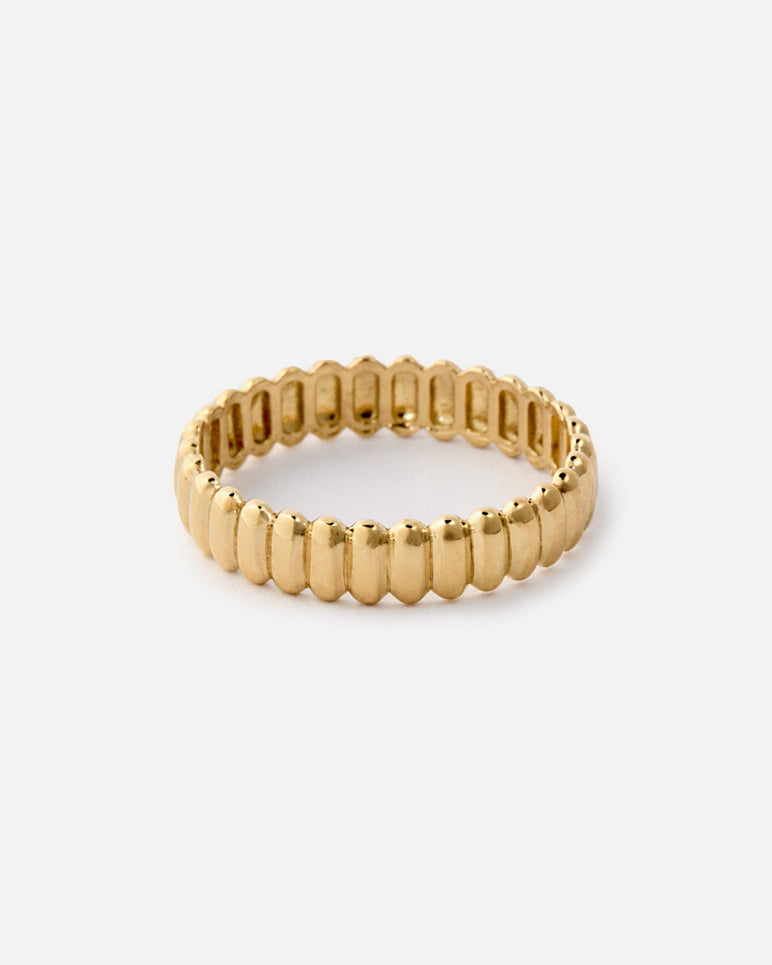 Charlotte Ring Thin Ring - 18k Gold Vermeil