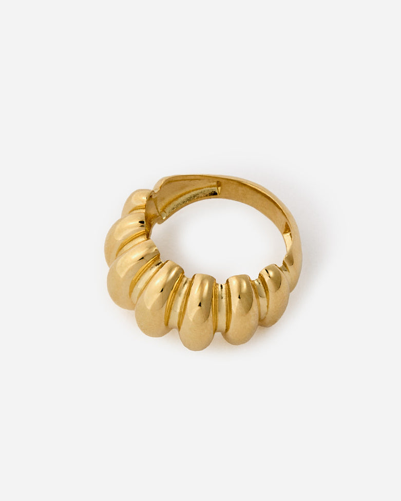 Puffy Charlotte Ring - 18k Gold Vermeil