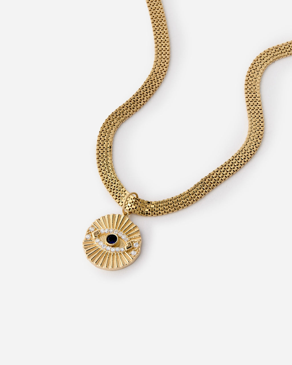 Bold Protection with Eye Charm Guardian Necklace - Protection Jewelry