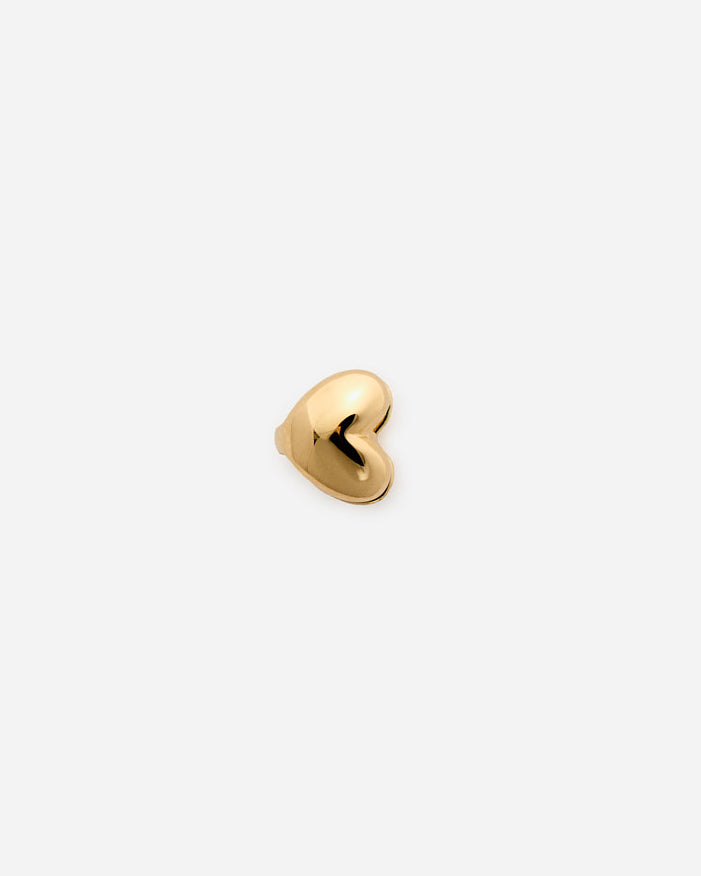 Modern Heart Hug Ear Cuff - 18k Gold Vermeil