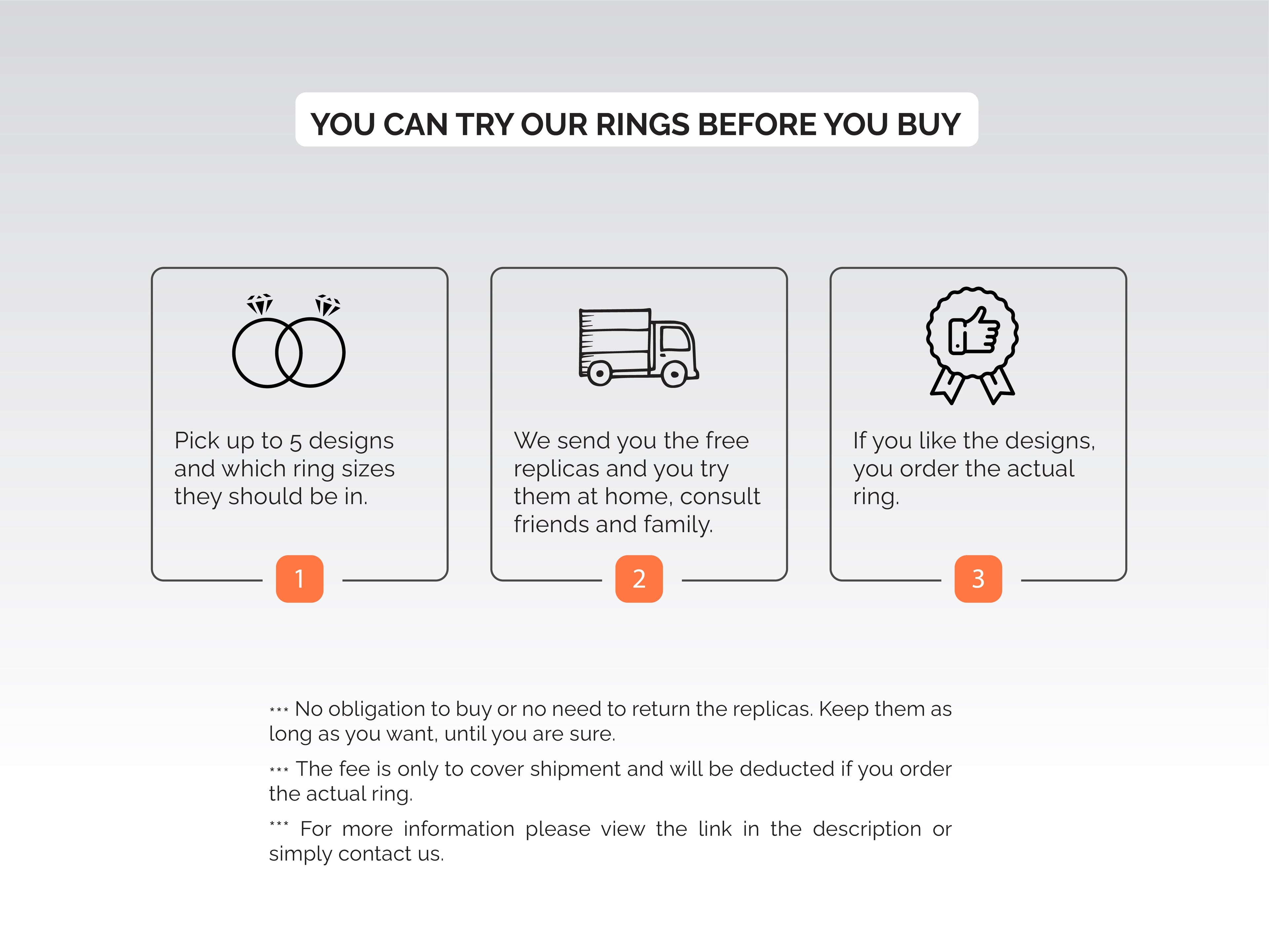 Wedding Band Home Try-on Service