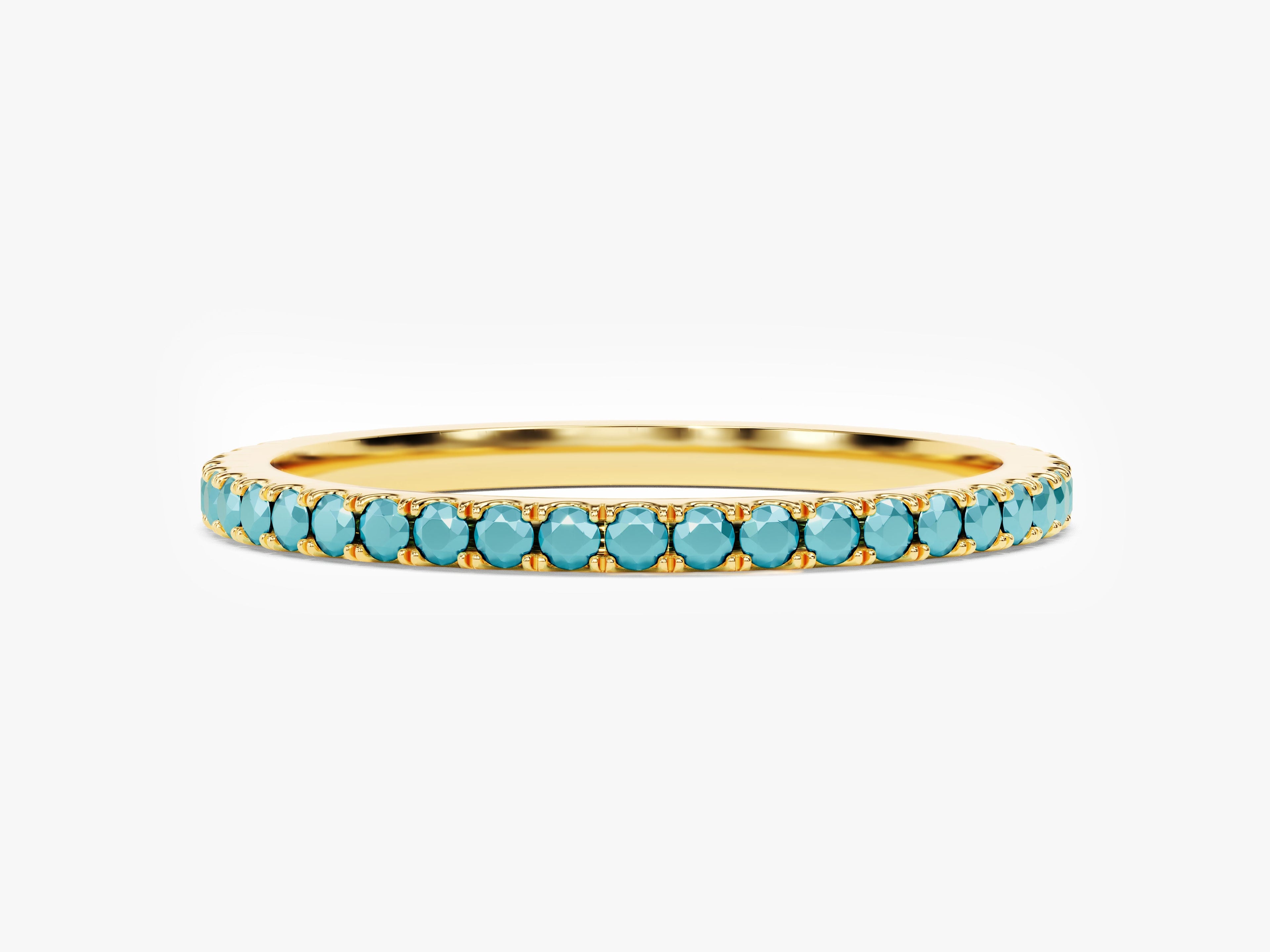 Turquoise Wedding Band