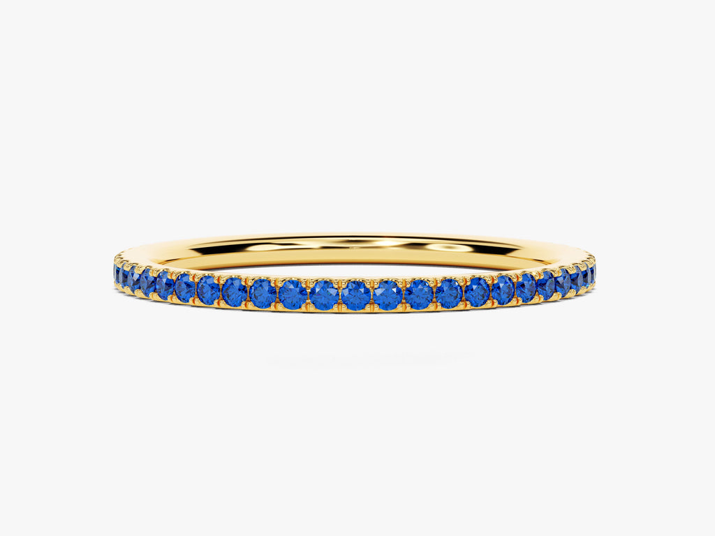Grandma's Eternity Birthstone Ring in 14k Solid Gold
