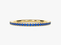 Grandma's Eternity Birthstone Ring in 14k Solid Gold