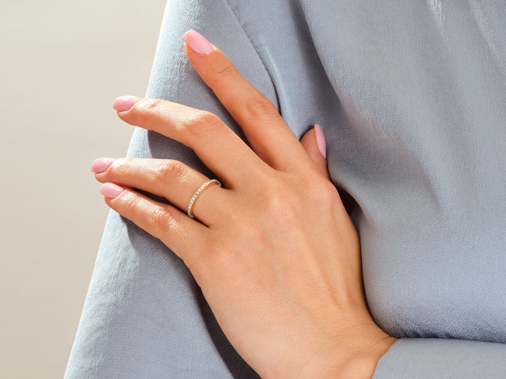 Slit Eternity Wedding Band (0.45 CT TW)