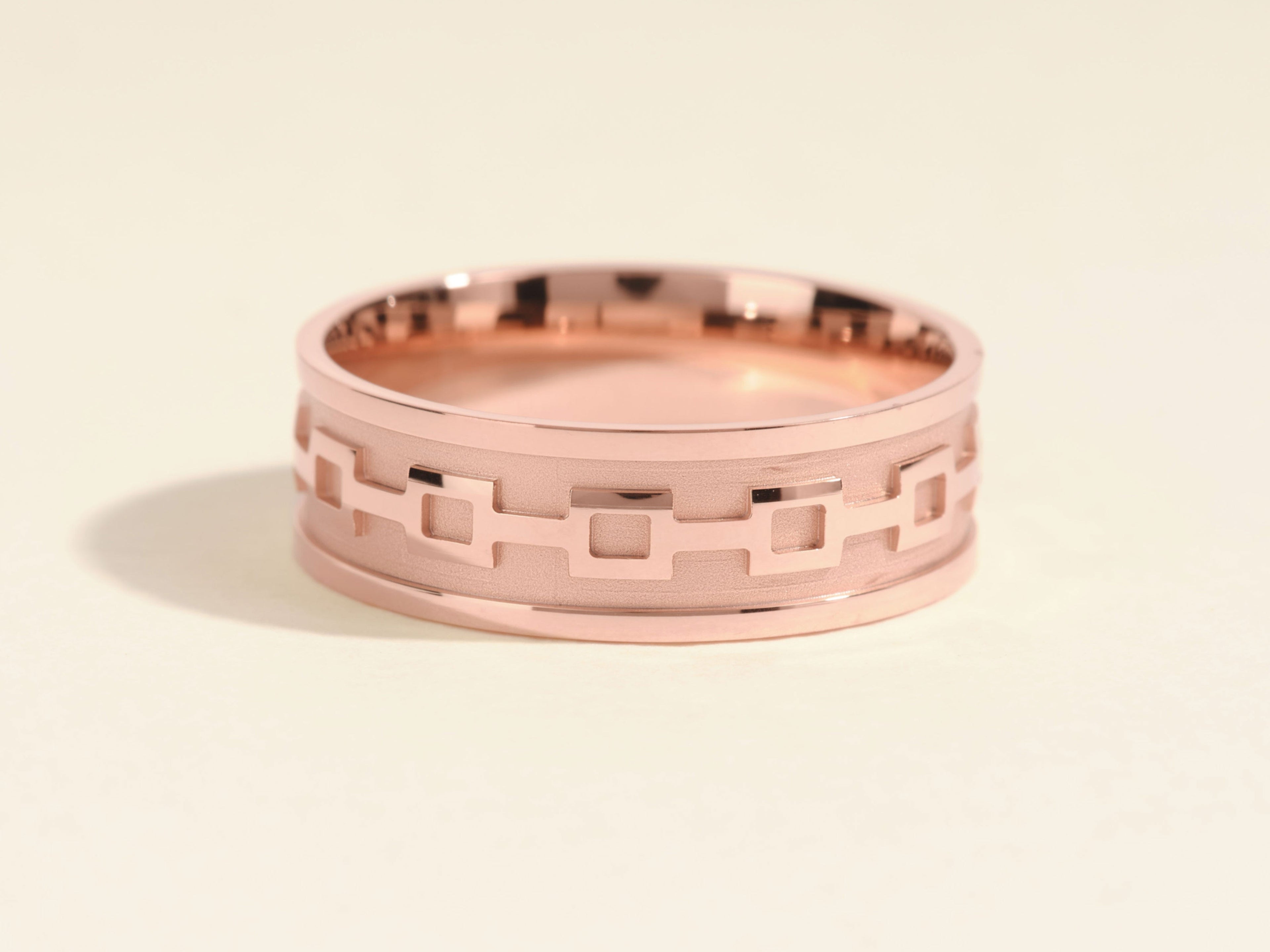 7mm Celtic Pattern Men's Wedding Band