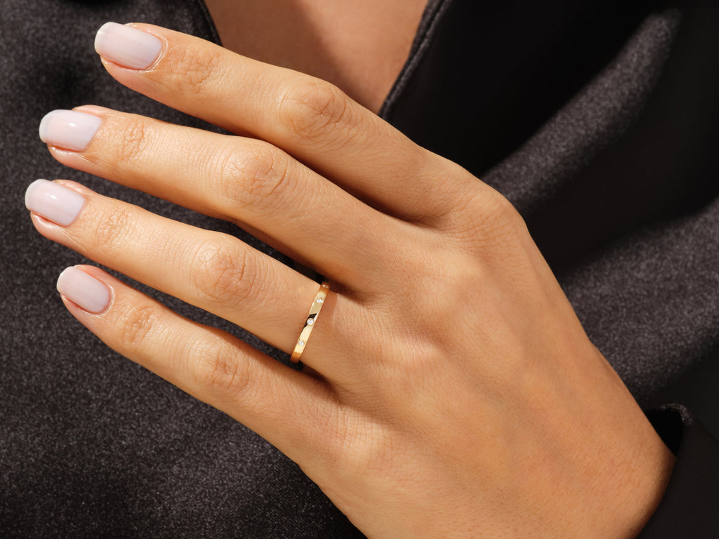 Flush Set Wedding Band