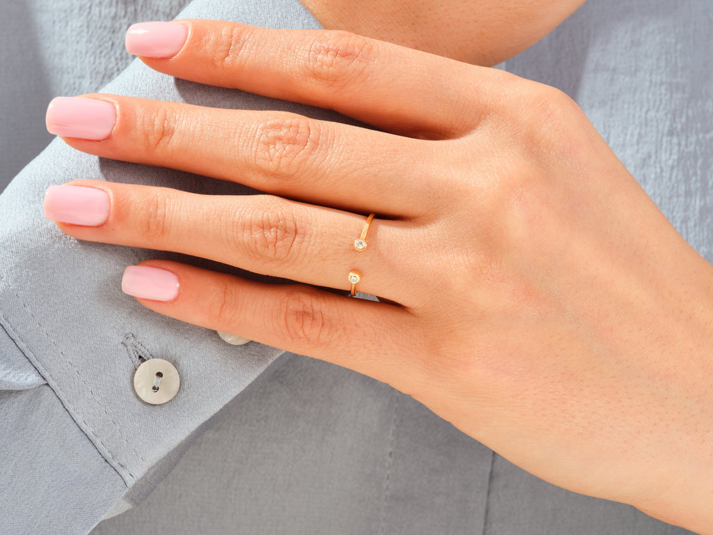 Dual Open Cuff Wedding Band