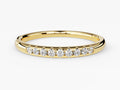 Minimalist Nine-Stone Wedding Band