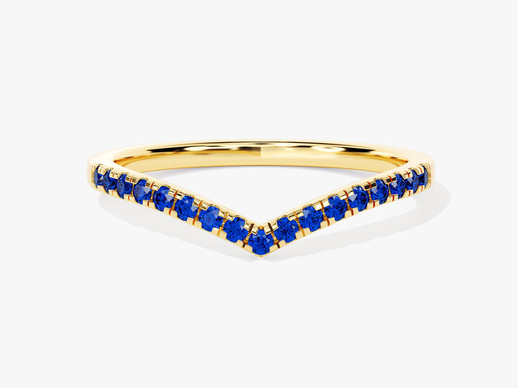 Birthstone Curved Ring