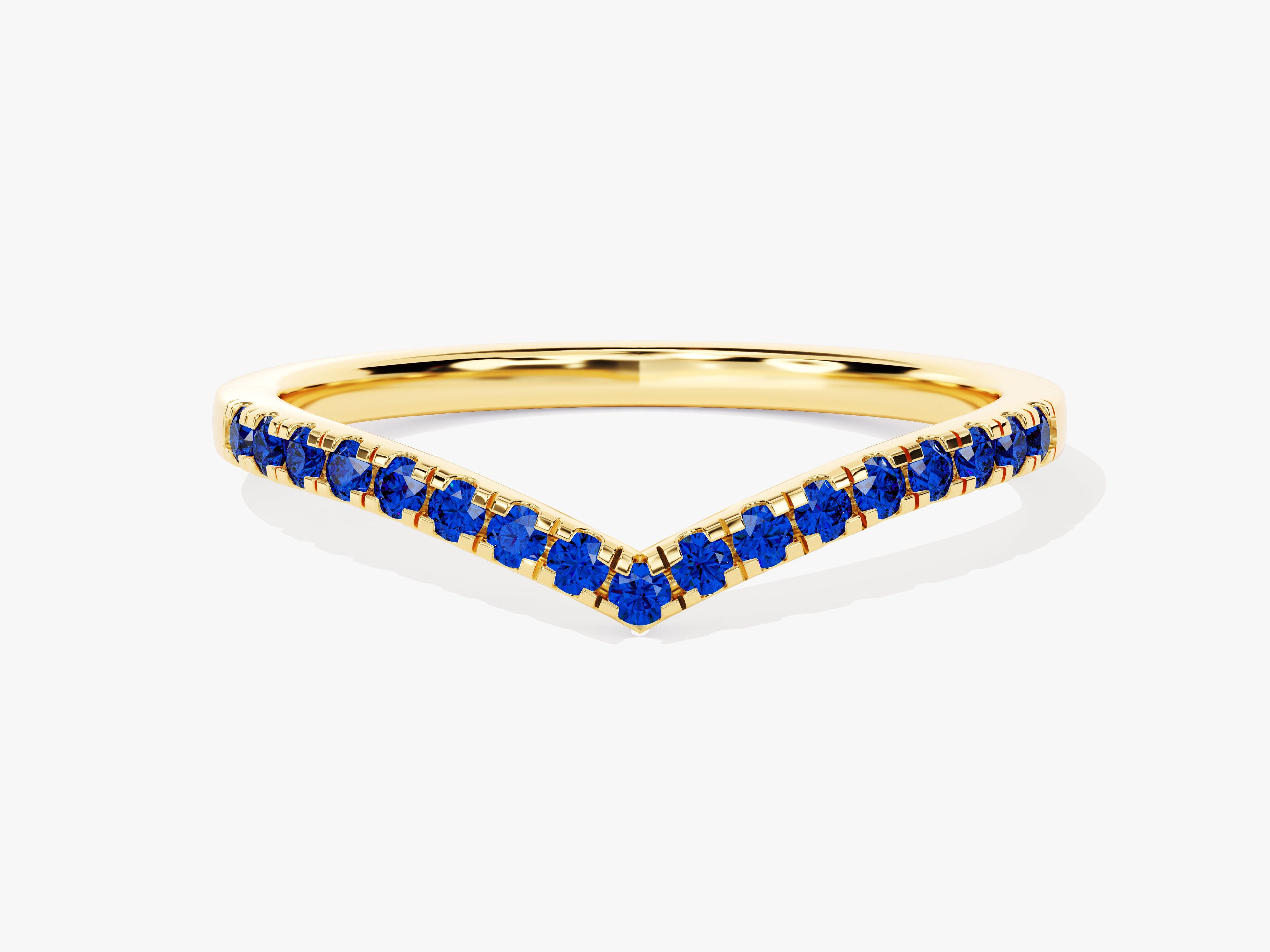 Birthstone Curved Ring