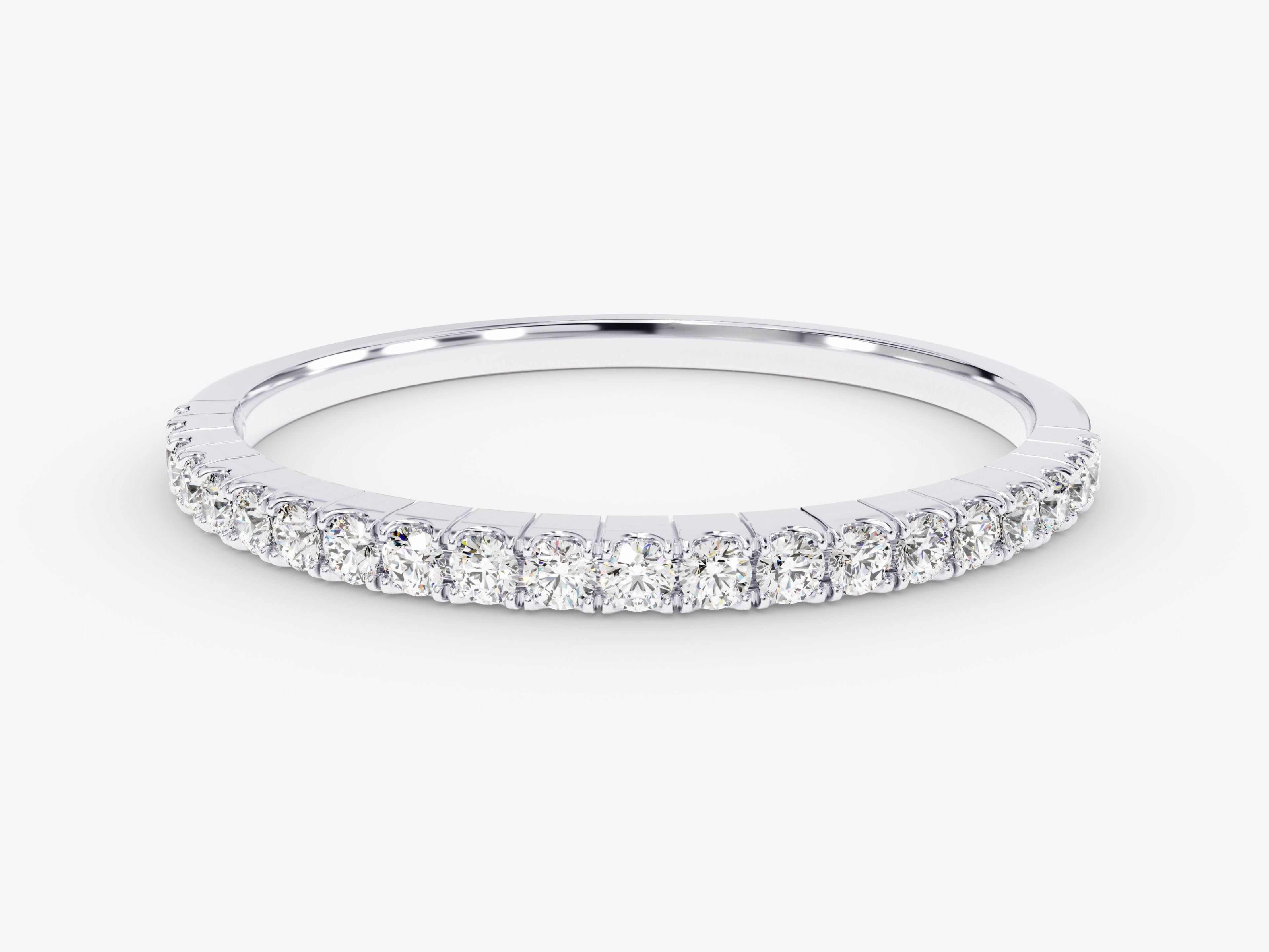 Slit Half Eternity Wedding Band (0.21 CT TW)