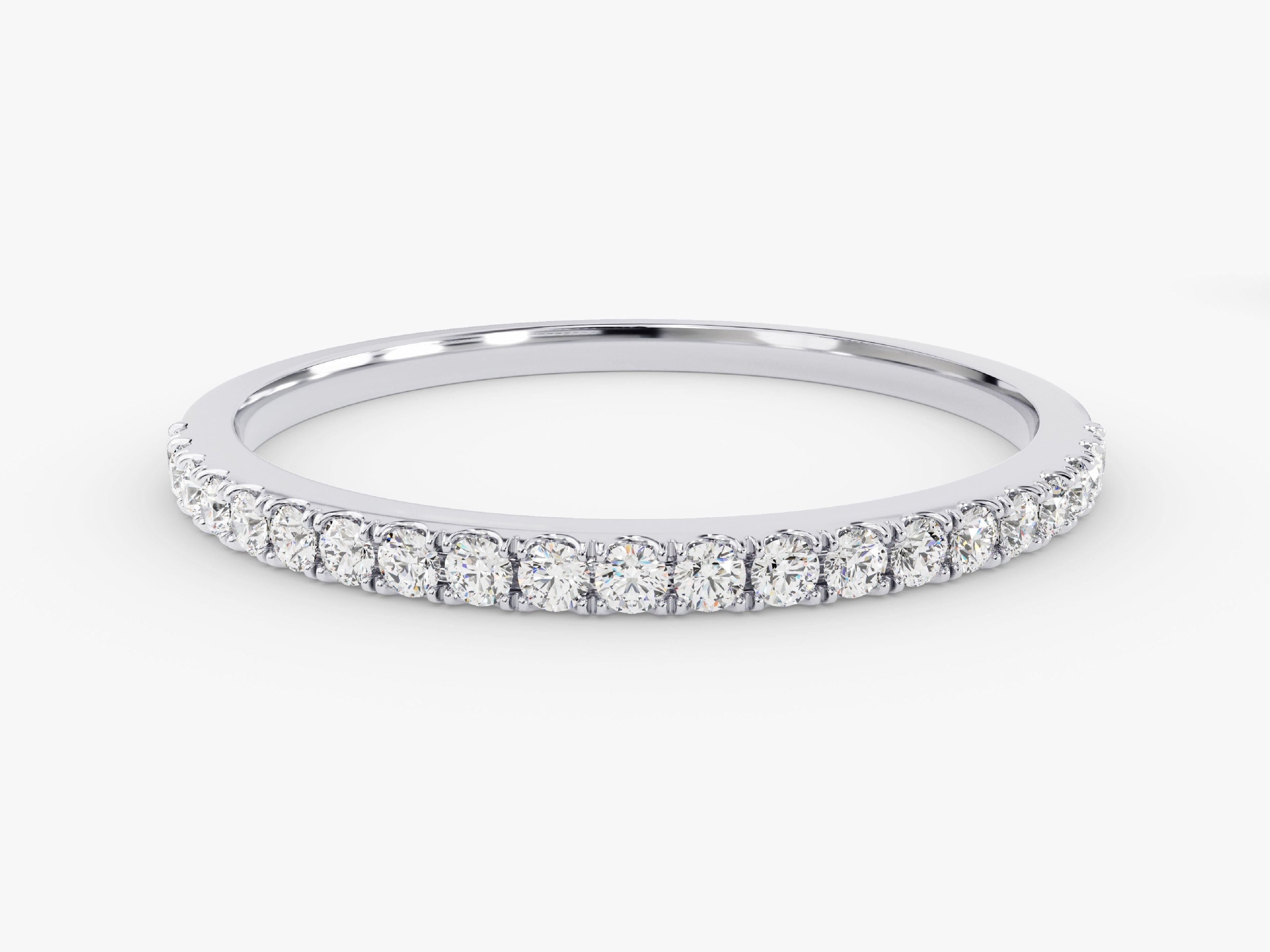 4-Prong Half Eternity Wedding Band (0.21 CT TW)