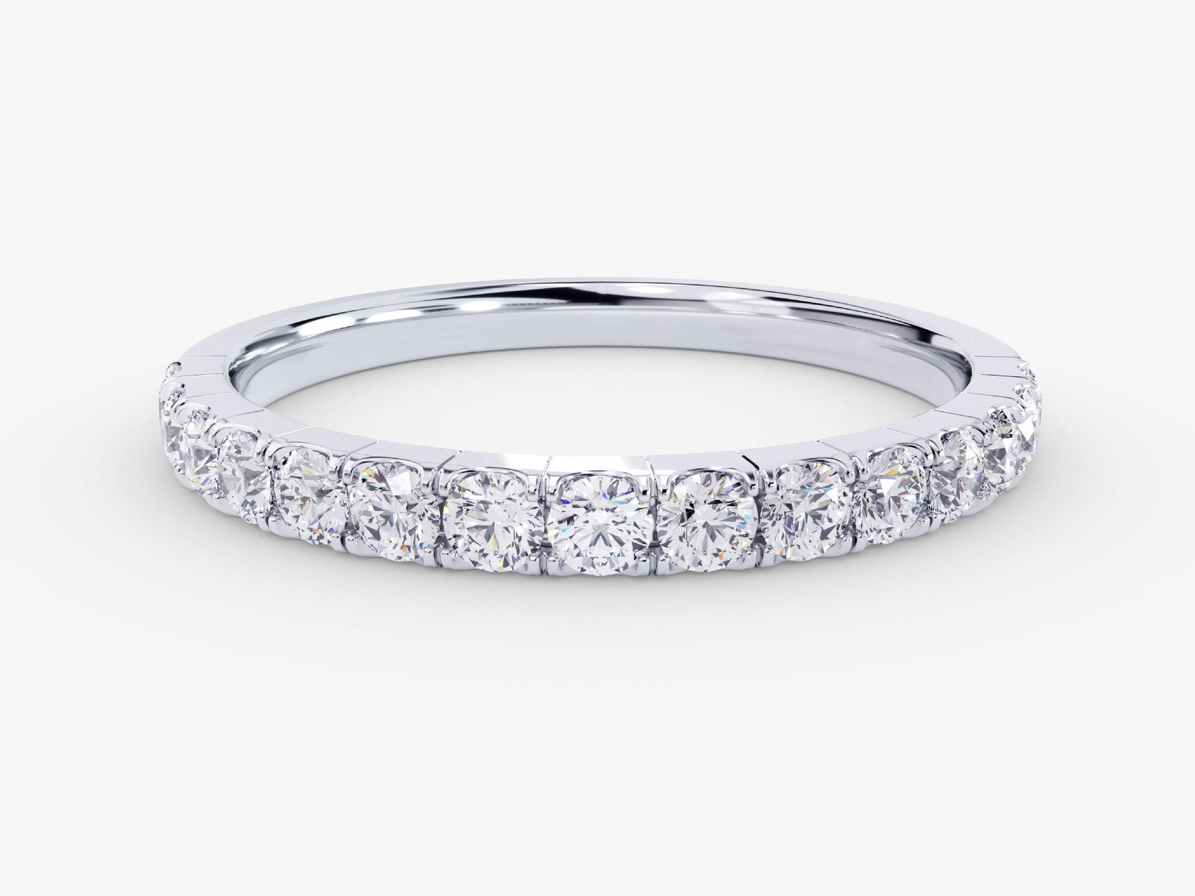 Slit Half Eternity Wedding Band (0.45 CT TW)