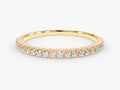 Slit Half Eternity Wedding Band (0.21 CT TW)
