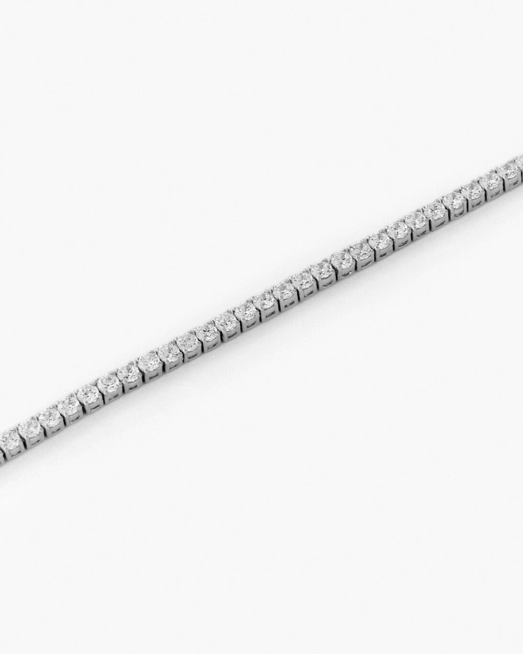 3mm Cubic Zirconia Tennis Bracelet Classic Elegance - 925k Sterling Silver