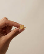 Custom Engraved Pet Photo Ring - Personalized Gold Jewelry