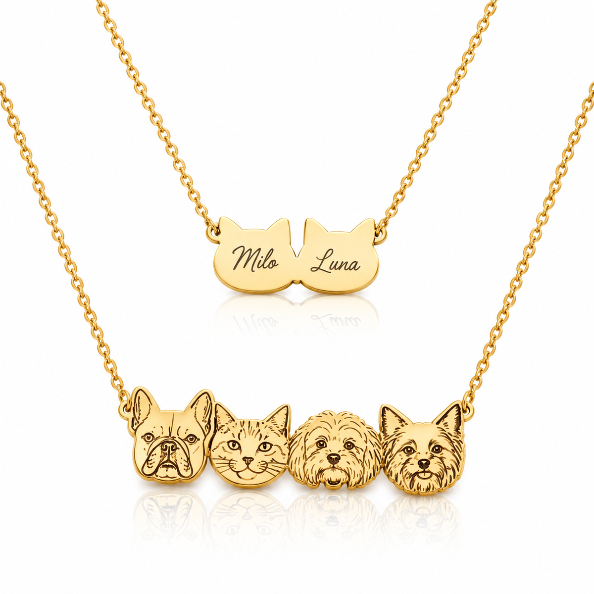 Custom Pet Portrait Necklace