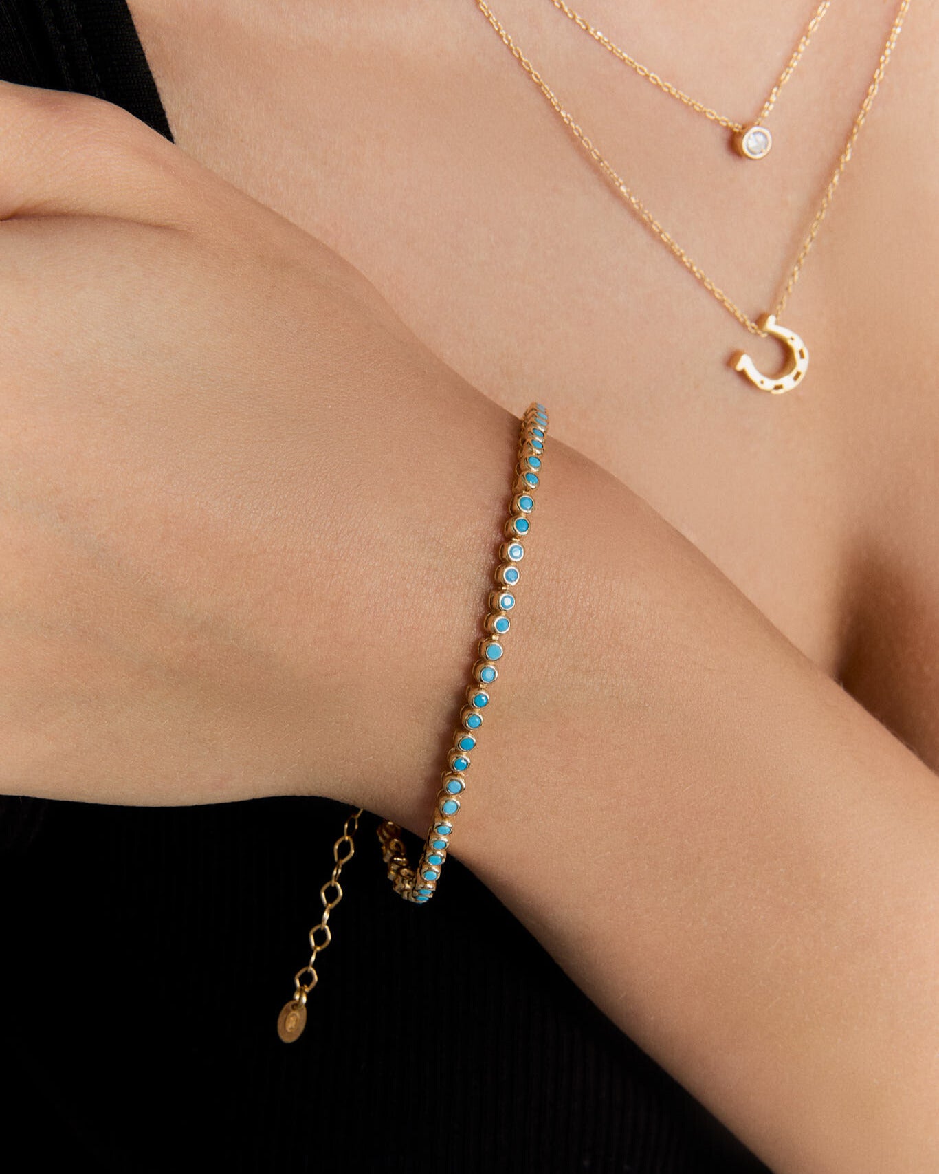 Gold Evil Eye Bracelet – Dainty Blue Eye Charm Jewelry for Protection & Style - 18k Gold Vermeil