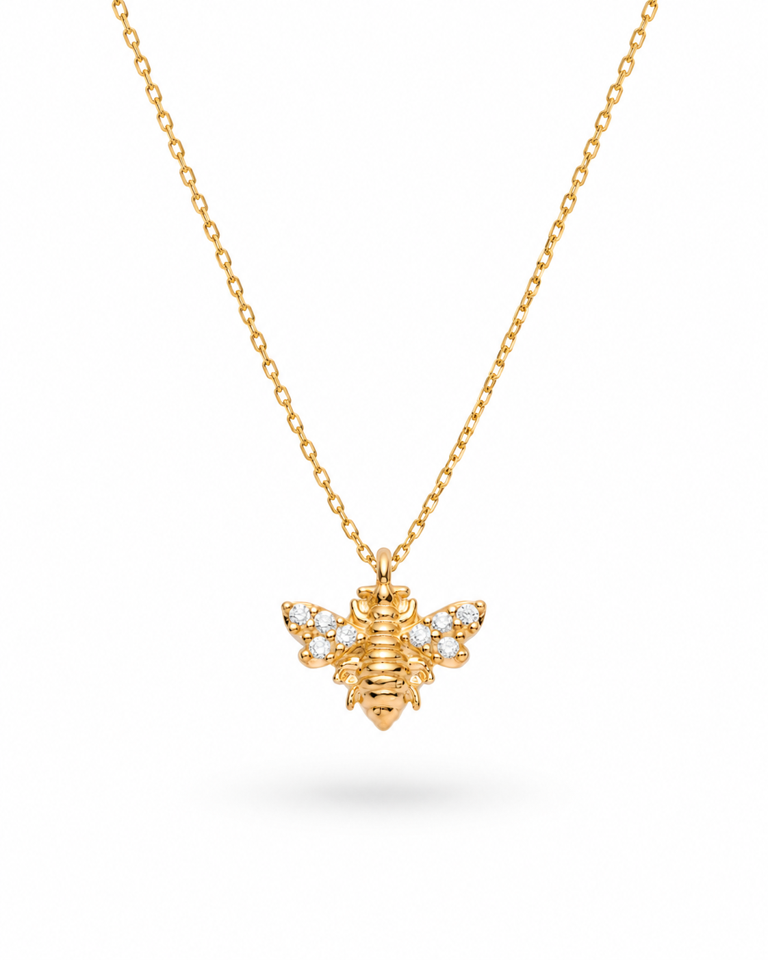Dainty Bee Pendant Necklace