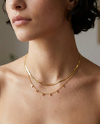 Dainty Gold Custom Name Necklace - Personalized Letter Jewelry