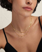 Dainty Gold Custom Name Necklace - Personalized Letter Jewelry