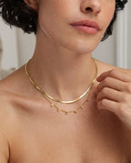 Dainty Gold Custom Name Necklace - Personalized Letter Jewelry