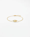 Personalized Gold Birthstone Name Bracelet