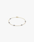 Dainty Evil Eye Bracelet | Gold Plated Protection Chain