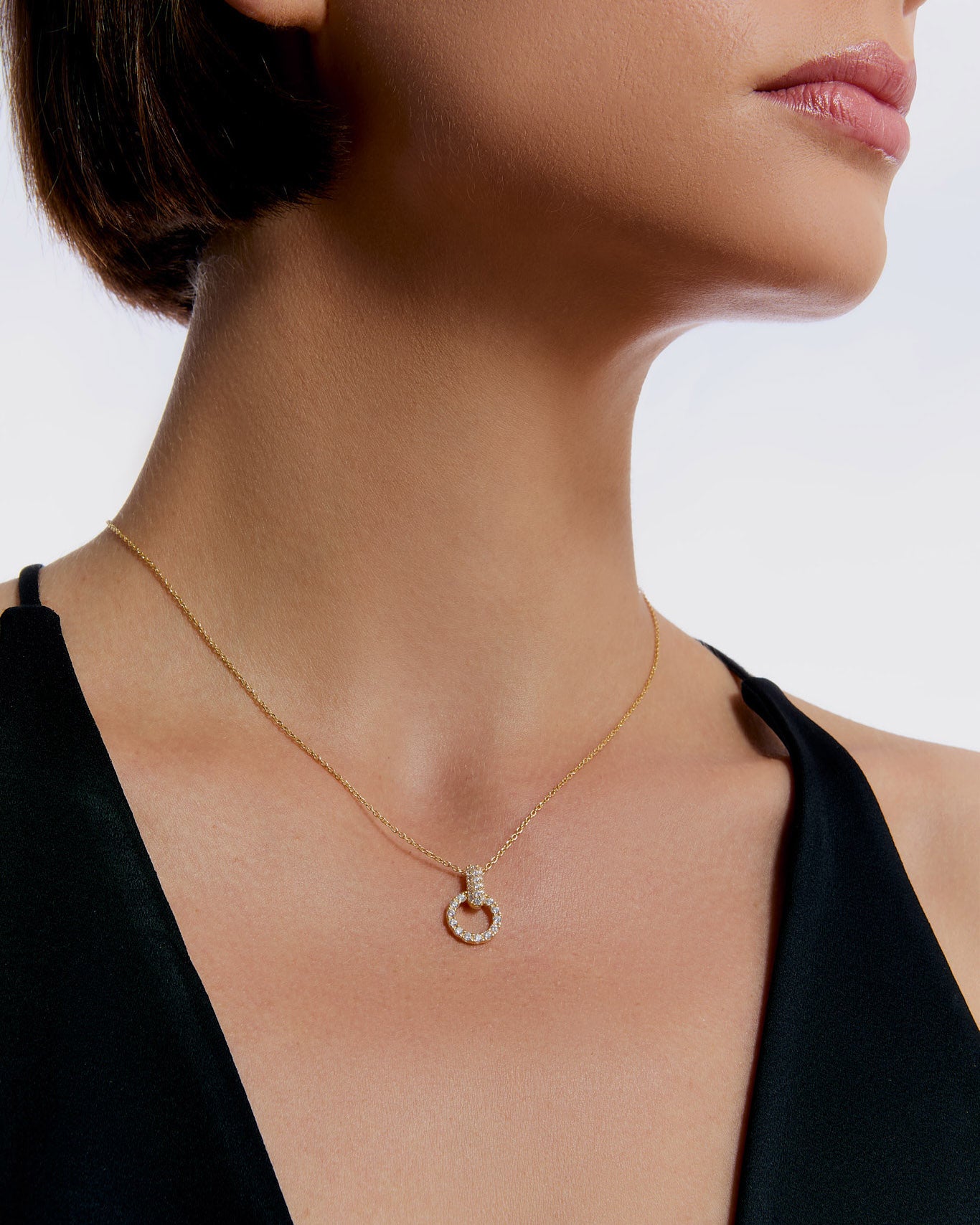 Timeless Circle Pendant Necklace